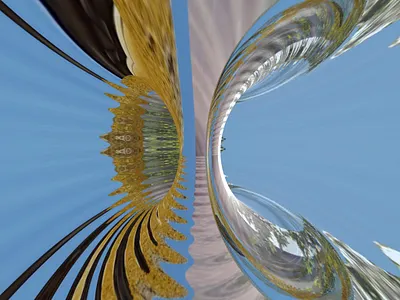 Landscape whirlwind Blue Sky in Abstract Painting abstract abstractart abstractwork art color colorgram digitalwork landscape landscape vines whirlwind