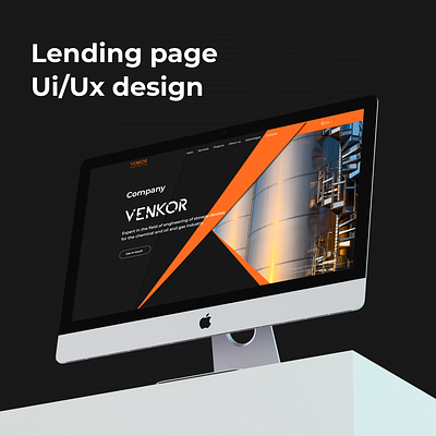 Lаnding page (Turnkey development) design figma industry logo ui ux uxui webdesign webdeveloper website