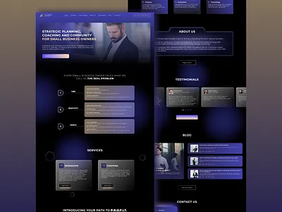 Corporate website | Scale Right Partners corporate website design multi page website ui uidesign ux uxdesign website website design