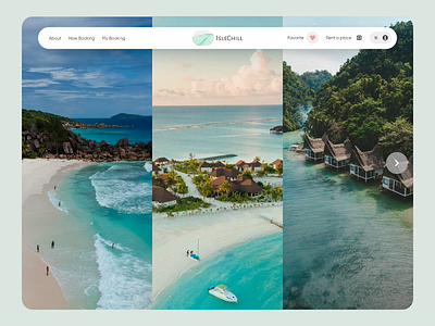 "IsleChill" Rentals in the Islands website animation comfort creativeweb design house interface island property rent rentals tours typography ui userexperience ux vacation web web design webdesign