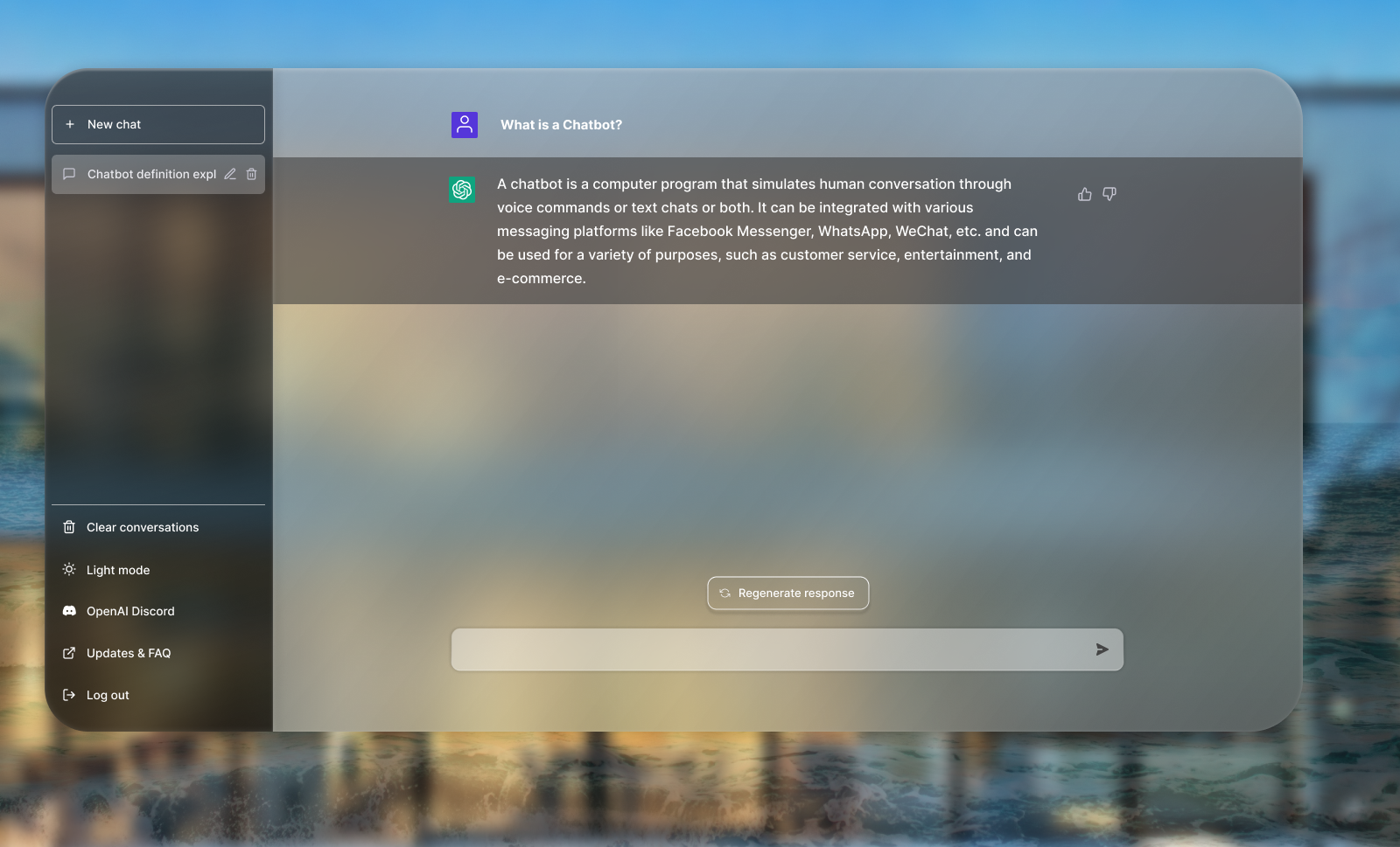 Concept design of ChatGPT Spatial UI design by M kyathi Veera Venkat on ...