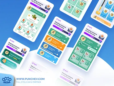 VOYS - Story Master branding design gui icons illustration interface logo punchev ui ux