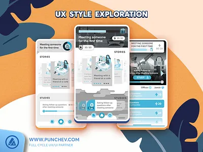 VOYS - Story Master branding design gui icons illustration interface logo punchev ui ux