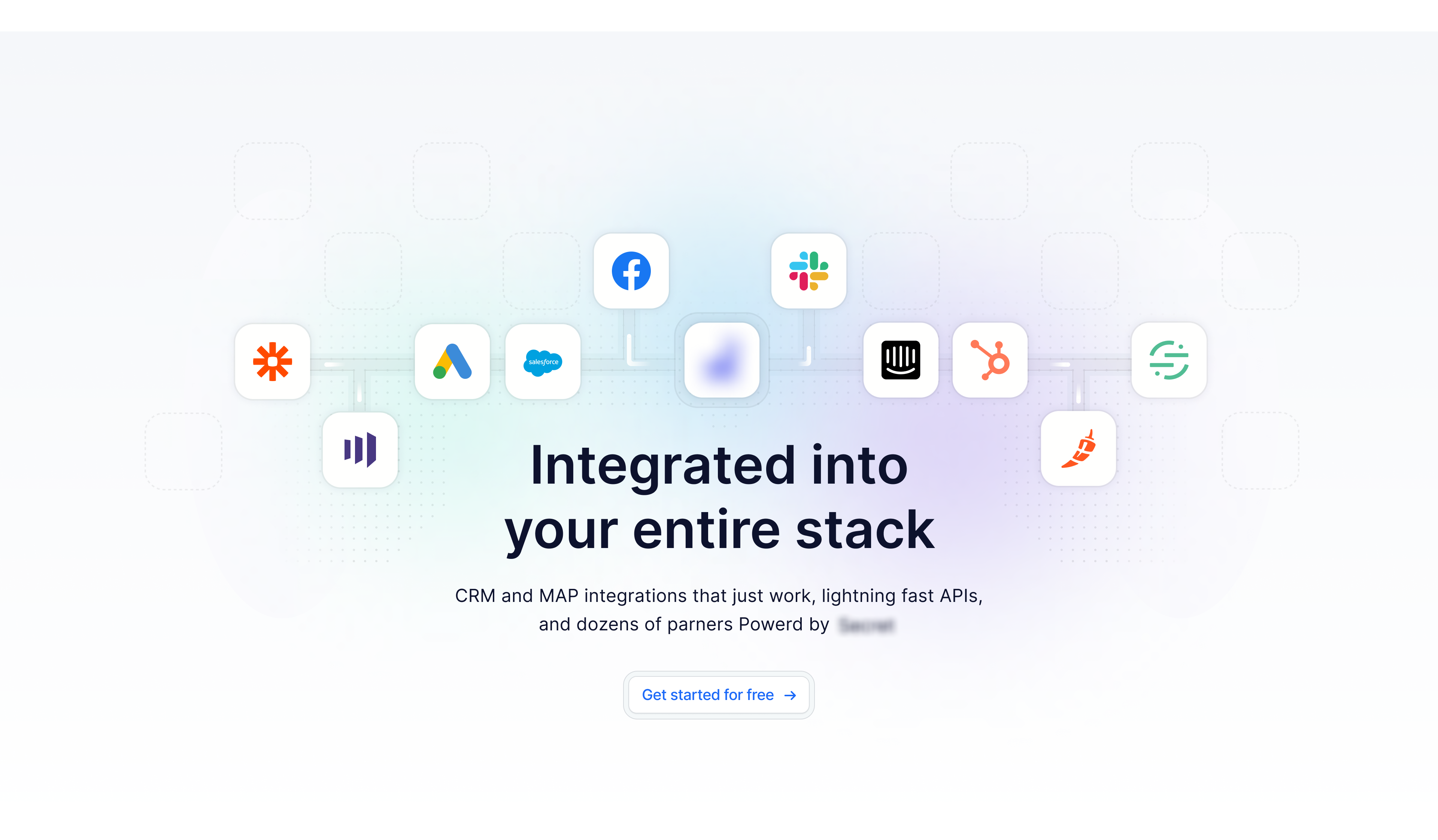 Marketing Section 🧩 colorful copycat gradient integration marketing section ui web website