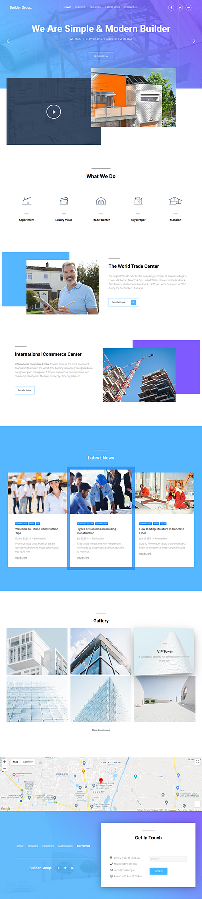 Appartment builder website(wordpress) ecommerce website landing page ui ux design user interaction web design web developement wordpress wordpress development wordpress website