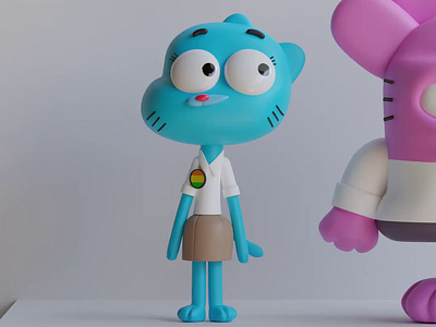 The Amazing World of Gumball 3d character character design design graphic design illustration