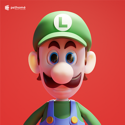 Mario & Luigi 3d character character design graphic design illustration