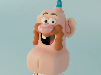 Uncle Granpda 3d character character design design graphic design illustration