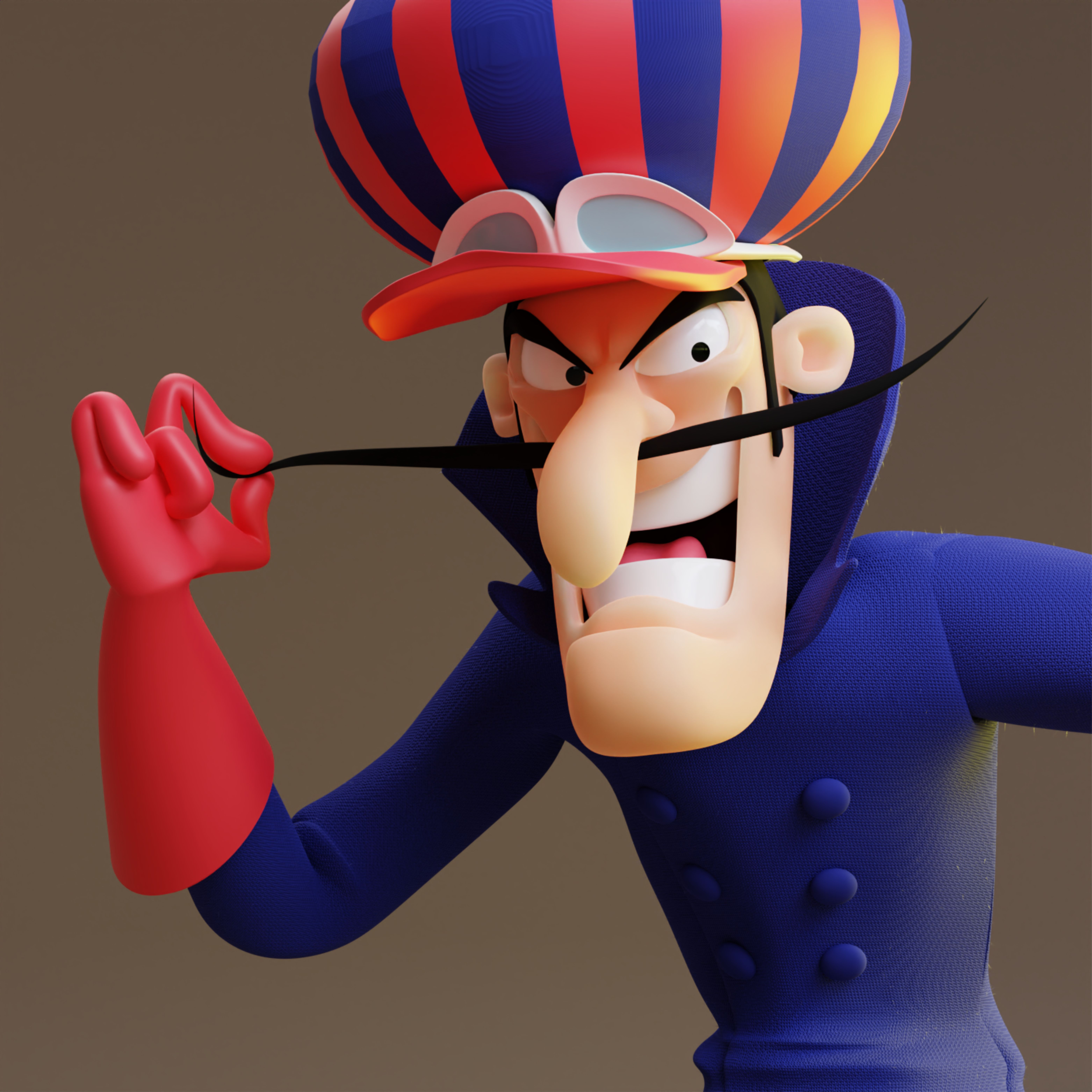 Dick Dastardly by psthome on Dribbble