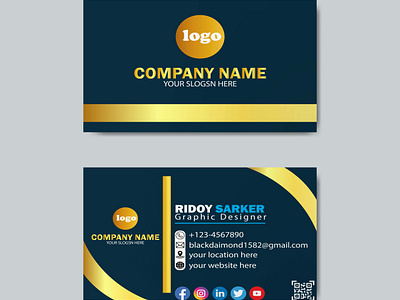 luxury business card illustrator business card