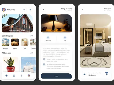 Home management app UI design app branding design experience design graphic design graphics home home management icons management ui ui design ux ux design