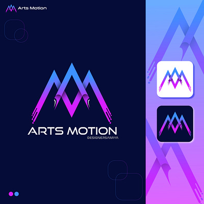 Arts motion | Logo Design best logo brand identity branding letter logo logo logo design modern logo