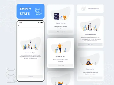 Empty state - Mobile design empty state mobile design uiux mobile