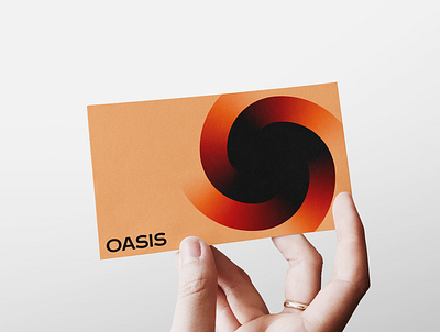 Oasis Identity Design abstract logo branding gradient logo logo visual identity