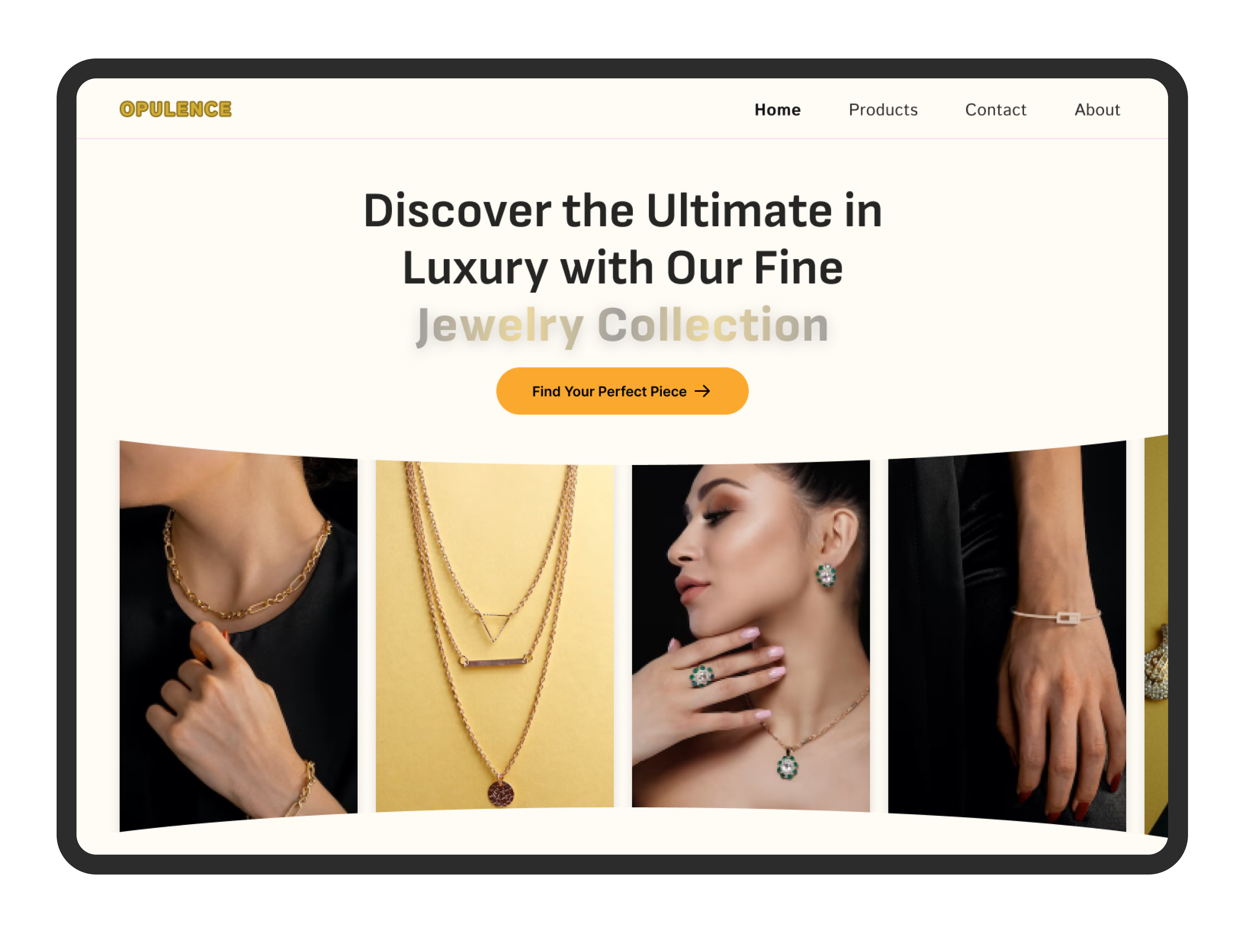 Jewelry Shop Web Design branding design figma smartanimate ui uidesign uiux ux uxdesign webdesign