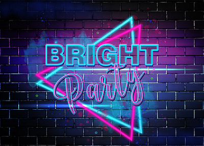 Banner - Bright Party banner bright party branding graphic design logo