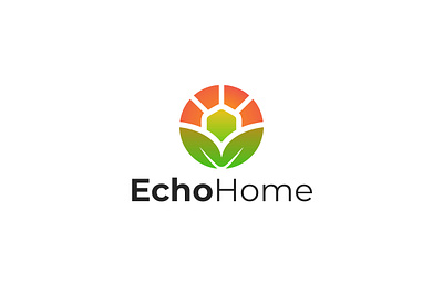 Echo Home Logo consulting eco eco home eco product environmental green green home leaf life logo nature nature tree tree home treehouse trees