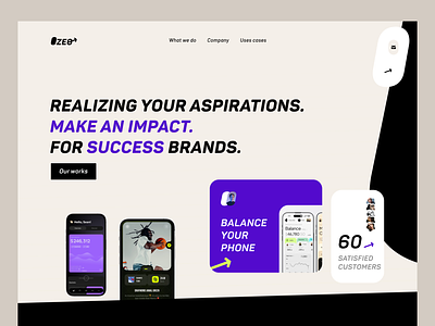 Portfolio - Agency agency brand branding clean flat interface landing mobile product service startup ui webdesign website