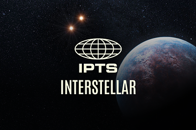IPTS Interplanetary Travels branding design system graphic design