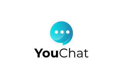 You Chat Logo animation app blue branding chat design green illustration logo logo design message pixel text ui