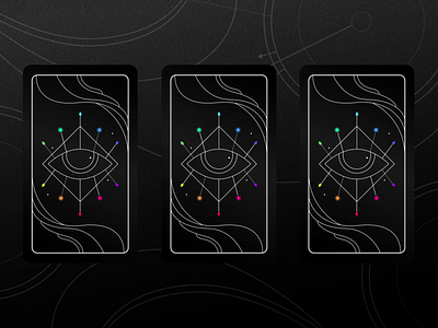 Swile Tarot Cards astral branding cards deck design gradient graphic design illustration magic motion graphics tarot vector work