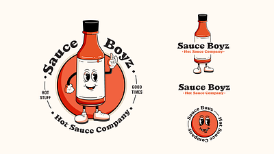 Sauceboyz Logos and alts colorful design flat icon icons illustration logo simple vector