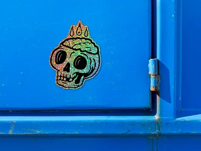 Glitter Skull.