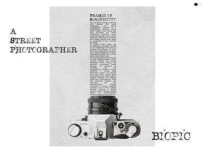 Poster design #024 camera graphic design poster design