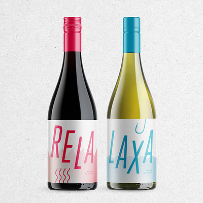 Relalaxa Wine bottles design drink graphic design illustration logo relalaxa typo wine