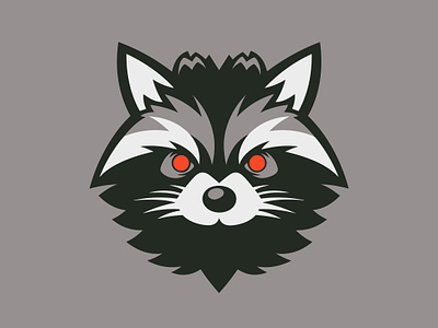 Angry Racoon Logo agressive angry angry branding blue branding coon e sport evil logo grey logo racoon racoon branding racoon logo sport logo
