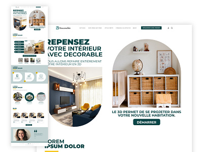 Website for "decorable" branding creative creativedesign design flat design graphic design illustration responsivedesign ui uiux ux vector webdesign webdesigner webdesignideas webdesigninspiration webdev webdevelopment websitedesign websitemockup