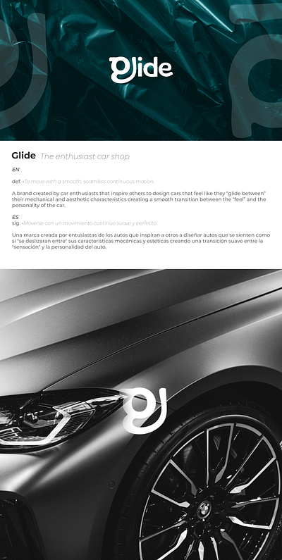 Glide Branding branding cars carshop design graphic design logo typography vector