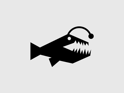 Monster Fish Logo branding fish logo monster fish