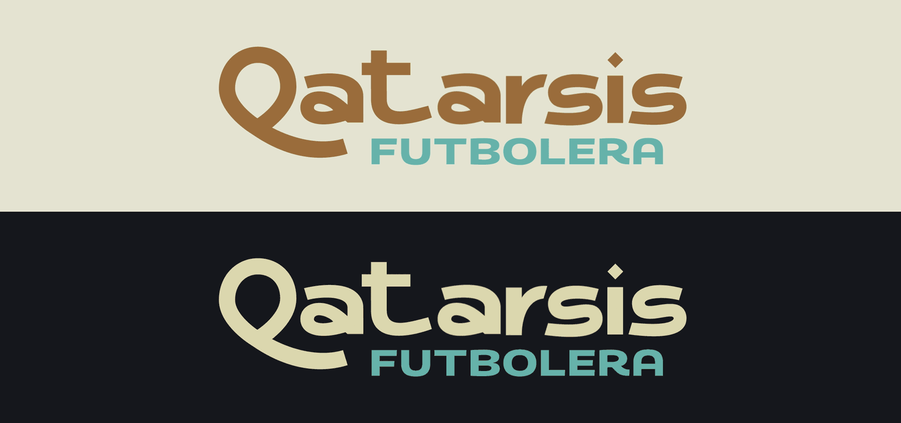 Qatarsis - Logo animation arabic typography futbol graphic design logo animation qatar type design