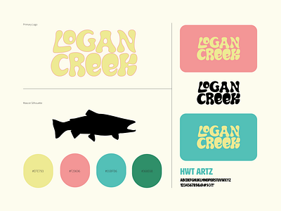 Logan Creek - Branding Design american bass beer brand branding brew brewer brewing can craft design fish graphic design illustration logo package packaging soda trout vector
