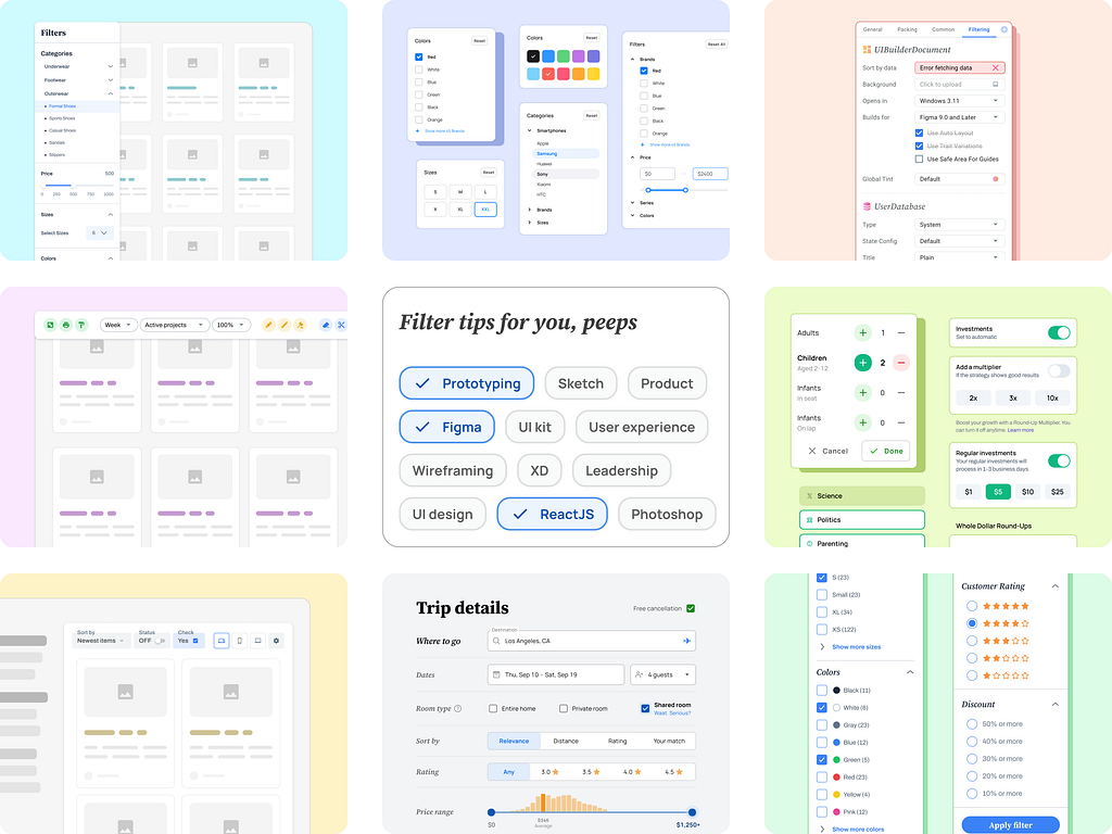 Filter UI Design Done Right: Enhancing Usability and UX by Roman ...