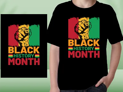 BLACK HISTORY MONTH T-SHIRT DESIGN black history month black history month usa graphic design t shirt design t shirt design t shirt vector illustration typography t shirt