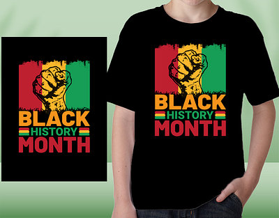 BLACK HISTORY MONTH T-SHIRT DESIGN black history month black history month usa graphic design t shirt design t shirt design t shirt vector illustration typography t shirt