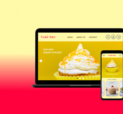 Trouble Baker Case Study case study mockups prototyping responsive ui user experience user interface ux ux design website wireframing