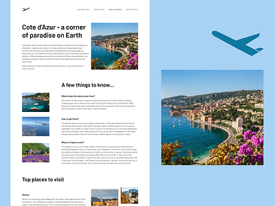 Longgrid for place Cote d'Azur branding color design graphic design illustration logo typography ui ux vector