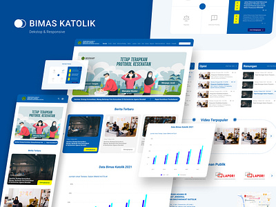 Website Dirjen Bimas Katolik-Kementerian Agama RI responsive ui website