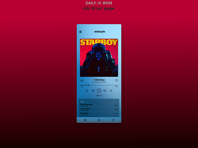 Daily UI 009 - Music player app 009 app app design branding dailyui dailyui 009 design music music app music player ui ui design