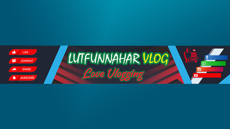 YouTube Cover Photo Design By Pro Designer On Dribbble youtube-cover