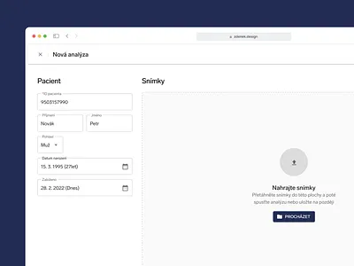 Web App – Certified medical device black color dashboard design eye image interface mobile mui notification succes typography ui upload ux webapp website websites white