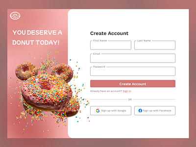 DailyUI Day 1 - Sign Up app appdesign dailychallenge dailyui design designer figma figmadesign signin signup ui uichallenge uidesign uidesigner uiux uiuxdesign uiuxdesigner userinterface web webdesign