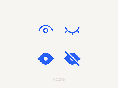 👁️ more ccons ccons eye hide icon icon set icons lid show