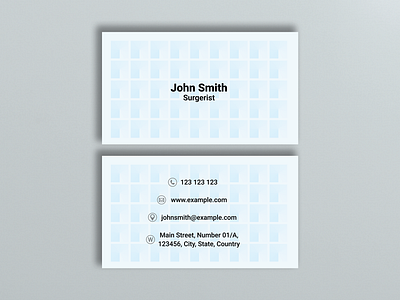 Minimalistic Business Card branding business card design geometry graphic design illustration square vector