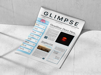 Newspaper Redesign 📰 app branding design graphic design illustration logo newspaper typography ui ux vector