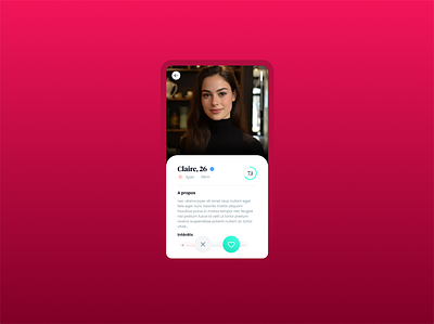 Dating profile app branding chat date dating design figma graphic design illustration like logo match meet meeting profile ui