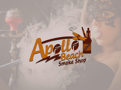 Apollo Beach Smoke Shop branding graphic design logo